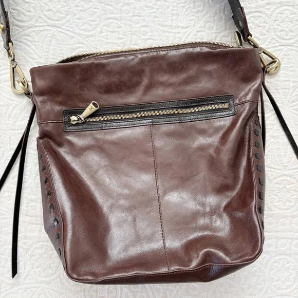 Hobo International Canyon Leather Shoulder Bag, Dark Brown